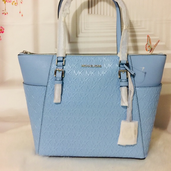 Michael Kors Charlotte Debossed Tote Bag - Picture 14 of 14